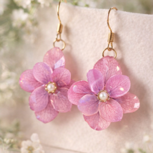 Hydrangea Blush Earrings