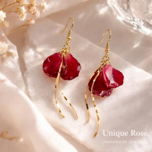 Rose Drop Earrings