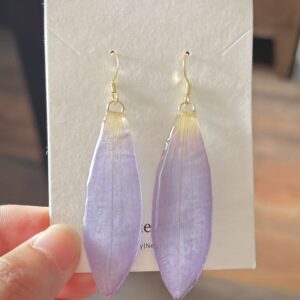 Water Lily Petal Earrings