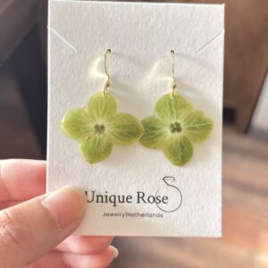 Moss Garden Hydrangea Earrings